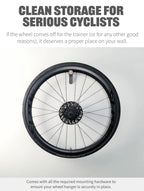 Bike Wheel Hanger | Wheel Holder | Clean, Minimal & Protective Design Roadmode