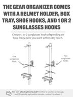 Vertical Bike Wall Storage | Cycling Gear Organizer | Bike Helmet Holder | Wall-Mounted Bike Accessories Roadmode