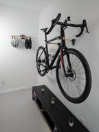 Minimalist Bike Gear Rack: Wall Mount Cycling Organizer Roadmode