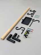 Minimalist Bike Gear Rack: Wall Mount Cycling Organizer Roadmode