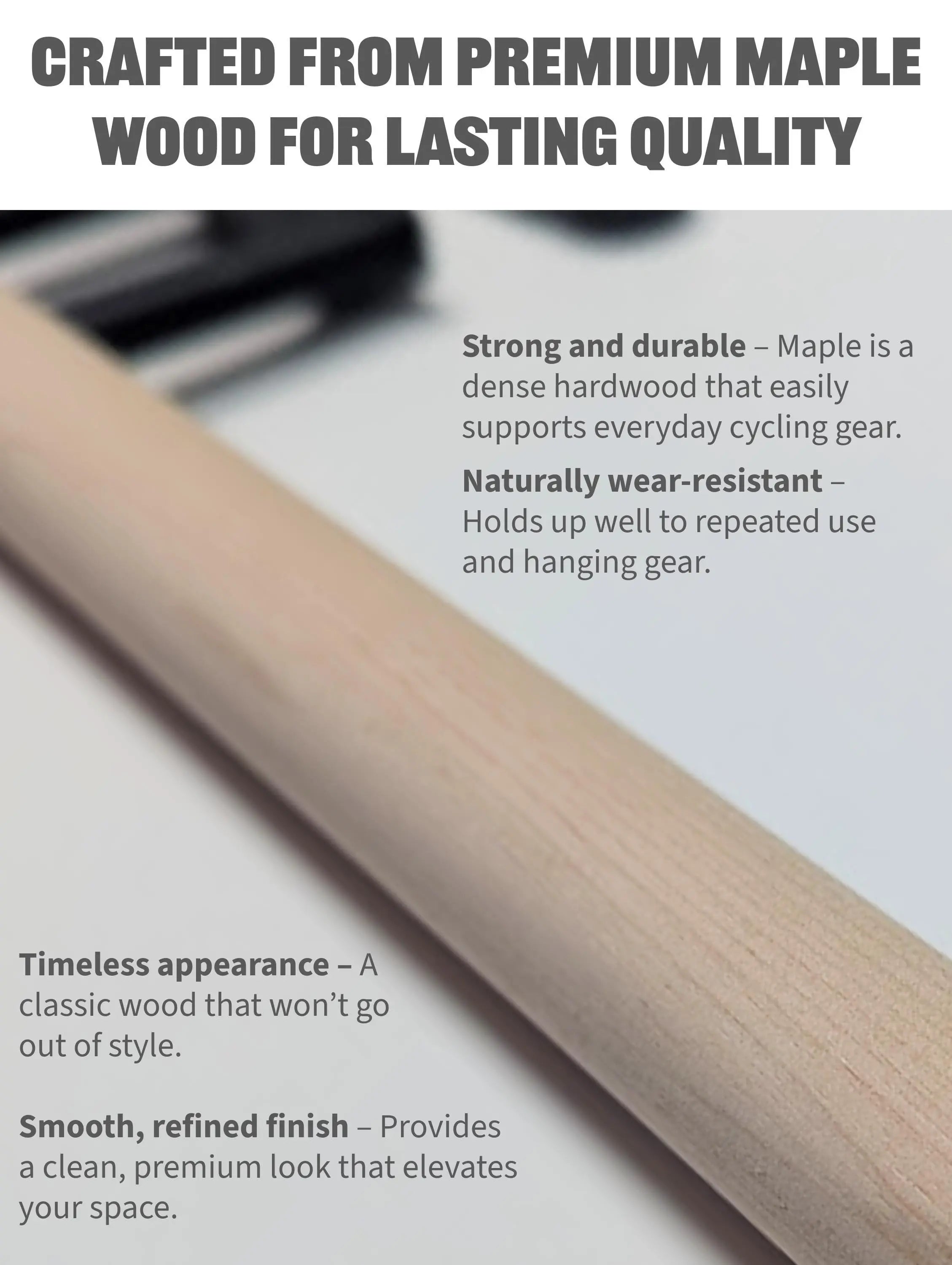 Vertical Bike Wall Storage | Cycling Gear Organizer | Bike Helmet Holder | Wall-Mounted Bike Accessories Roadmode