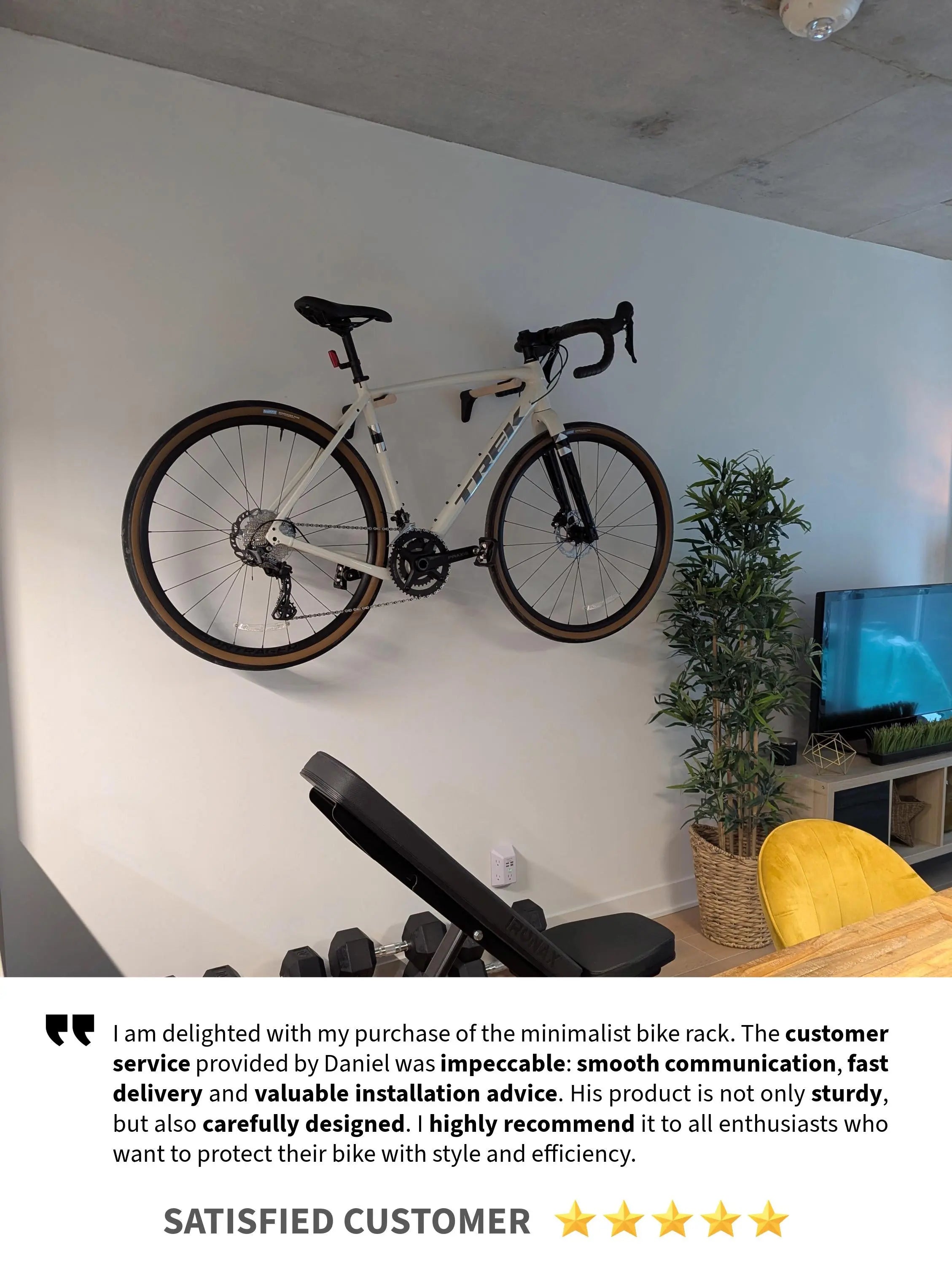 Road Bike Wall Mount: Minimalist Bicycle Storage Rack Roadmode