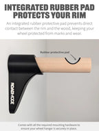 Bike Wheel Hanger | Wheel Holder | Clean, Minimal & Protective Design Roadmode